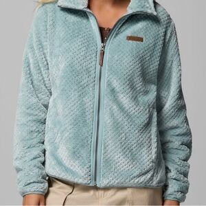 Columbia Soft Blue Teddy Jacket